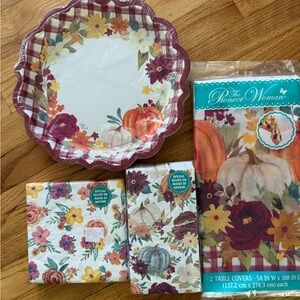 Fall theme paper products